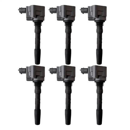 6Pcs Ignition Coils for Maserati Ghibli, Quattroporte, Levante (2014-2023)