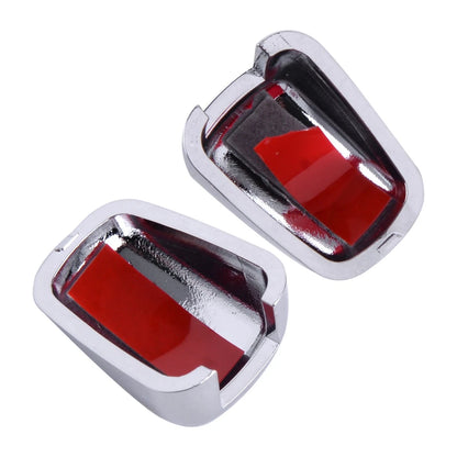 2 x Chrome Windshield Wiper Nozzle Covers for Jeep Compass Patriot (2007-2017)