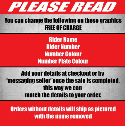 Custom Graphic Kit for Suzuki DRZ 70 (2009-2015) - Sunrise Style Stickers