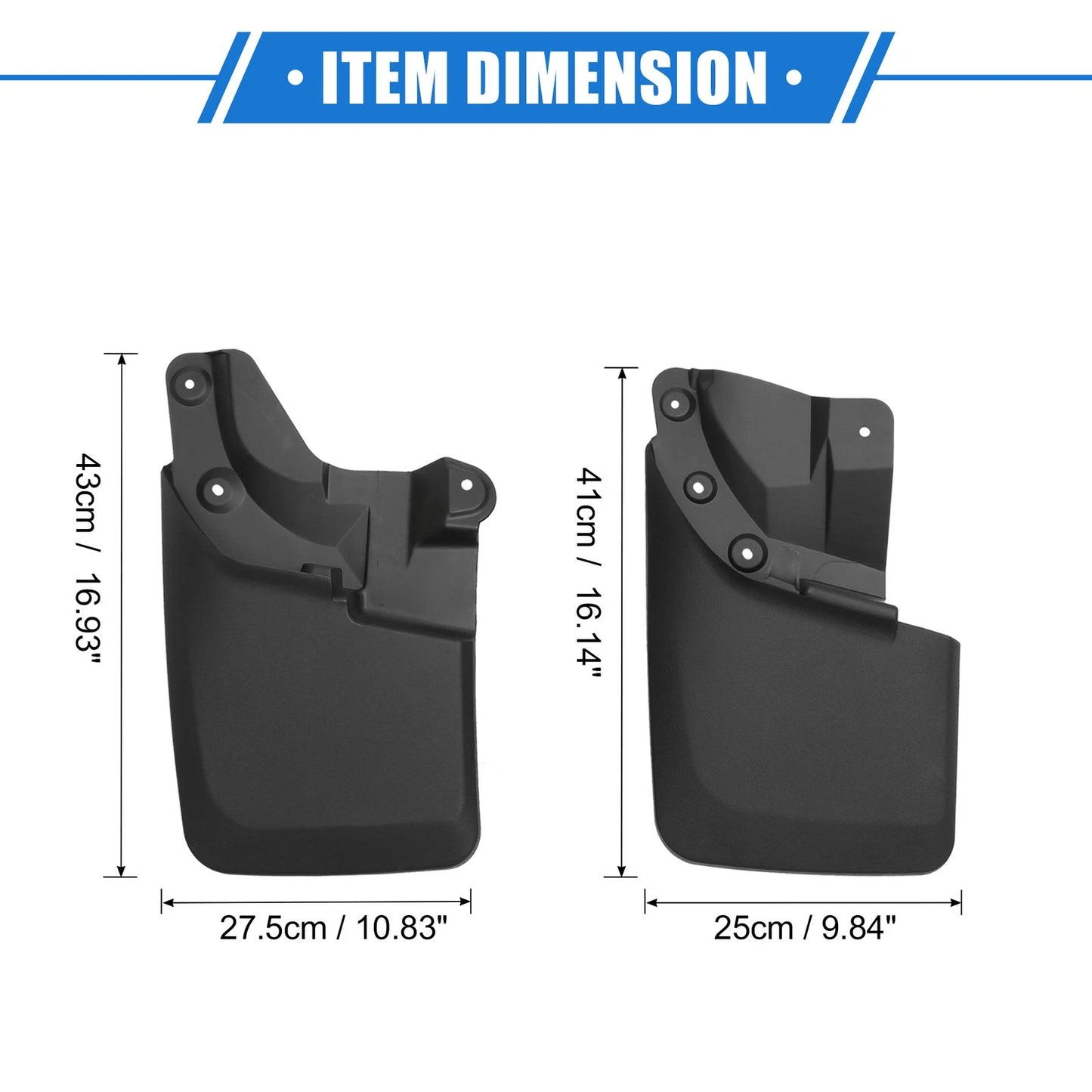 Mud Flaps for Toyota Tacoma (2016-2023)