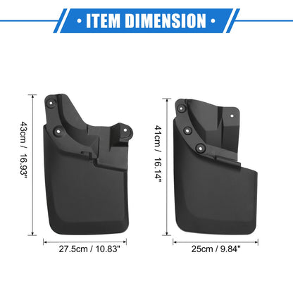 Mud Flaps for Toyota Tacoma (2016-2023)