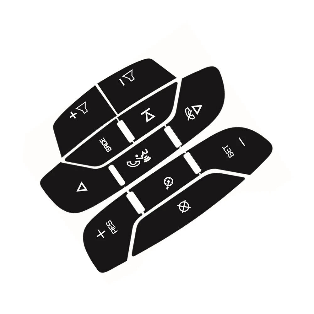 Steering Wheel Navigation Radio Button Sticker for Chevrolet Silverado (2007-2013)