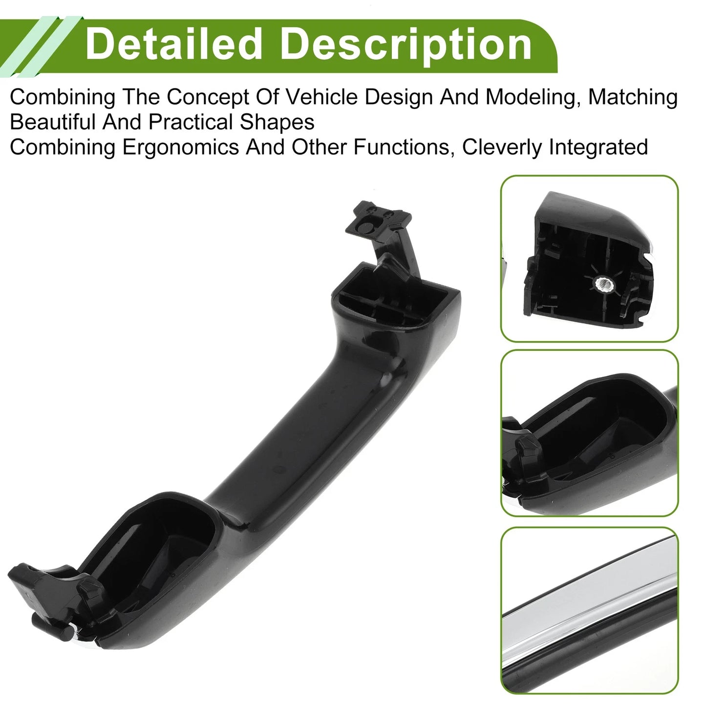 Exterior Door Handle for Toyota Lexus GX460 4Runner 2010-2021 Silver Tone