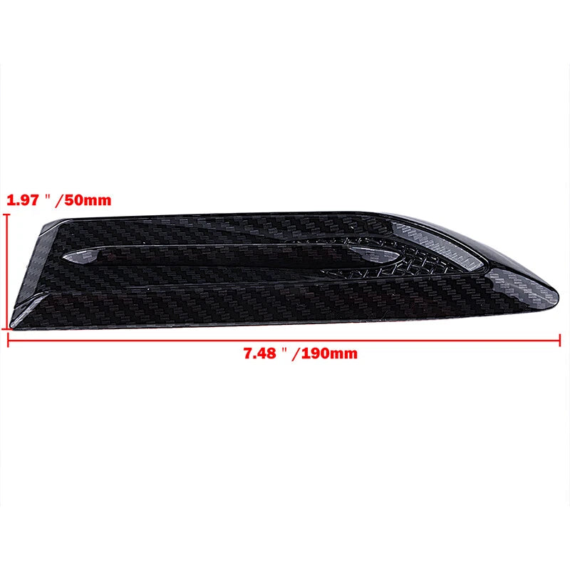 Universal Air Flow Intake Hood Scoop Vent Cover for Auto Car