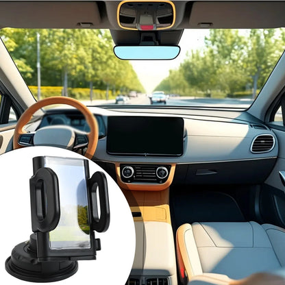 Dashboard Mount Car Phone Holder with Suction Cup for Easy Installation
