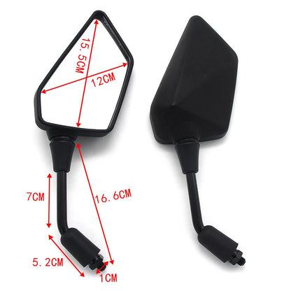 Rear View Mirror for Kawasaki ER400 ER-4N ER250 Z250 KL110 ER300 Z300 KLX125