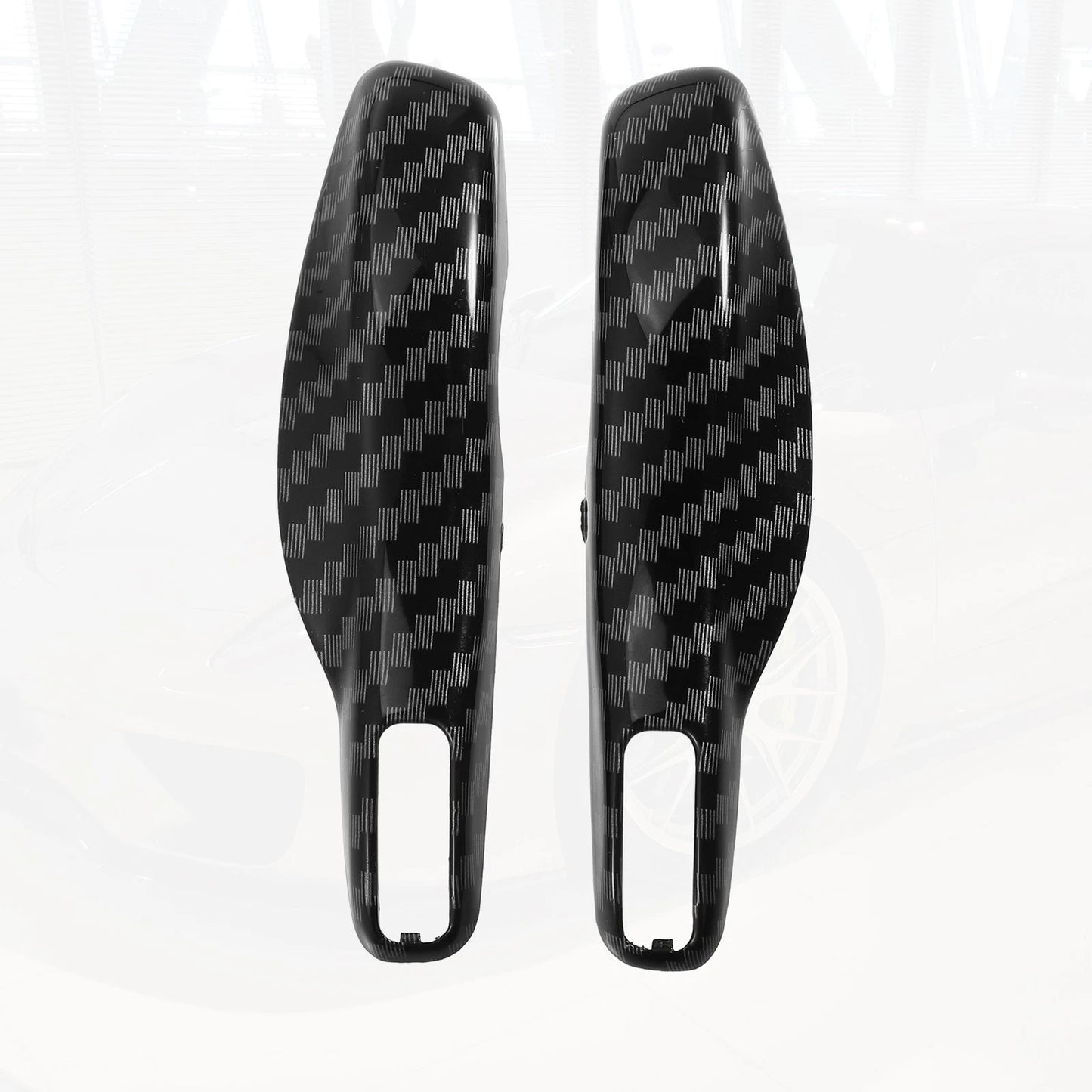 Key Cover Case for Porsche Macan Carbon Fiber Pattern Black