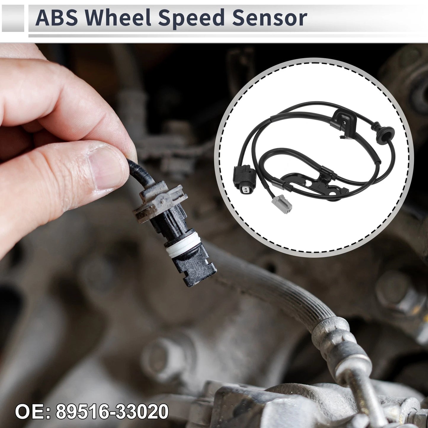 ABS Wheel Speed Sensor Rear Left for Toyota Camry (2002–2006)