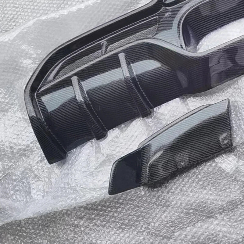 Carbon Fiber Rear Bumper Diffuser Cover Trim for Mini Cooper F54 F55 F56 F57 JCW