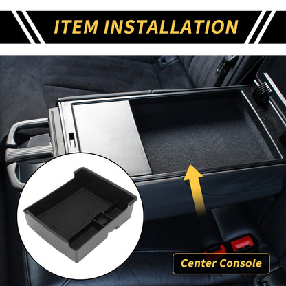 Center Console Armrest Organizer Tray for Ford Maverick (2022-2024) Black