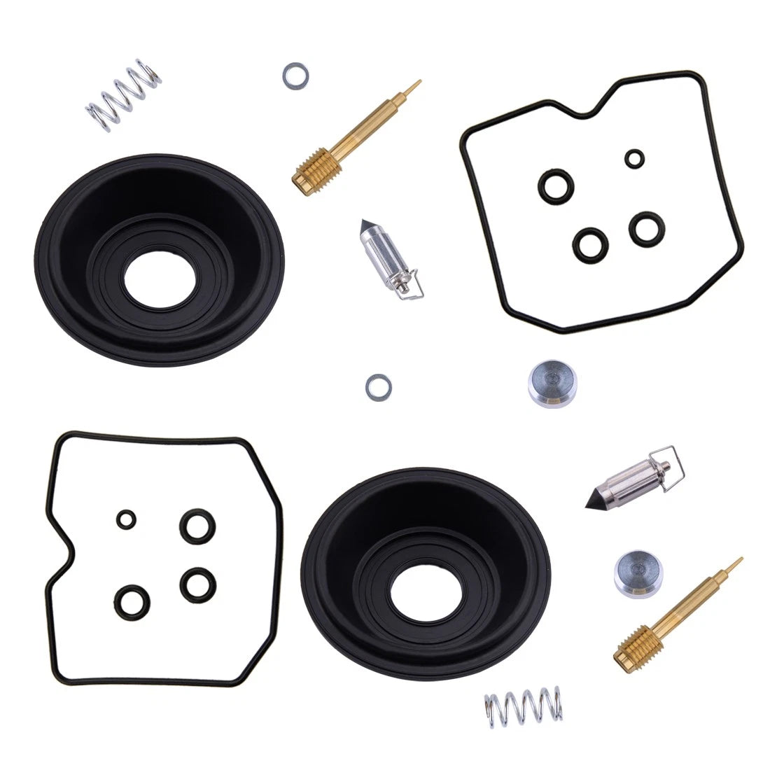2 x Carburetor Rebuild Kit with Vacuum Diaphragm for Suzuki GSF600S Bandit 1996-2003