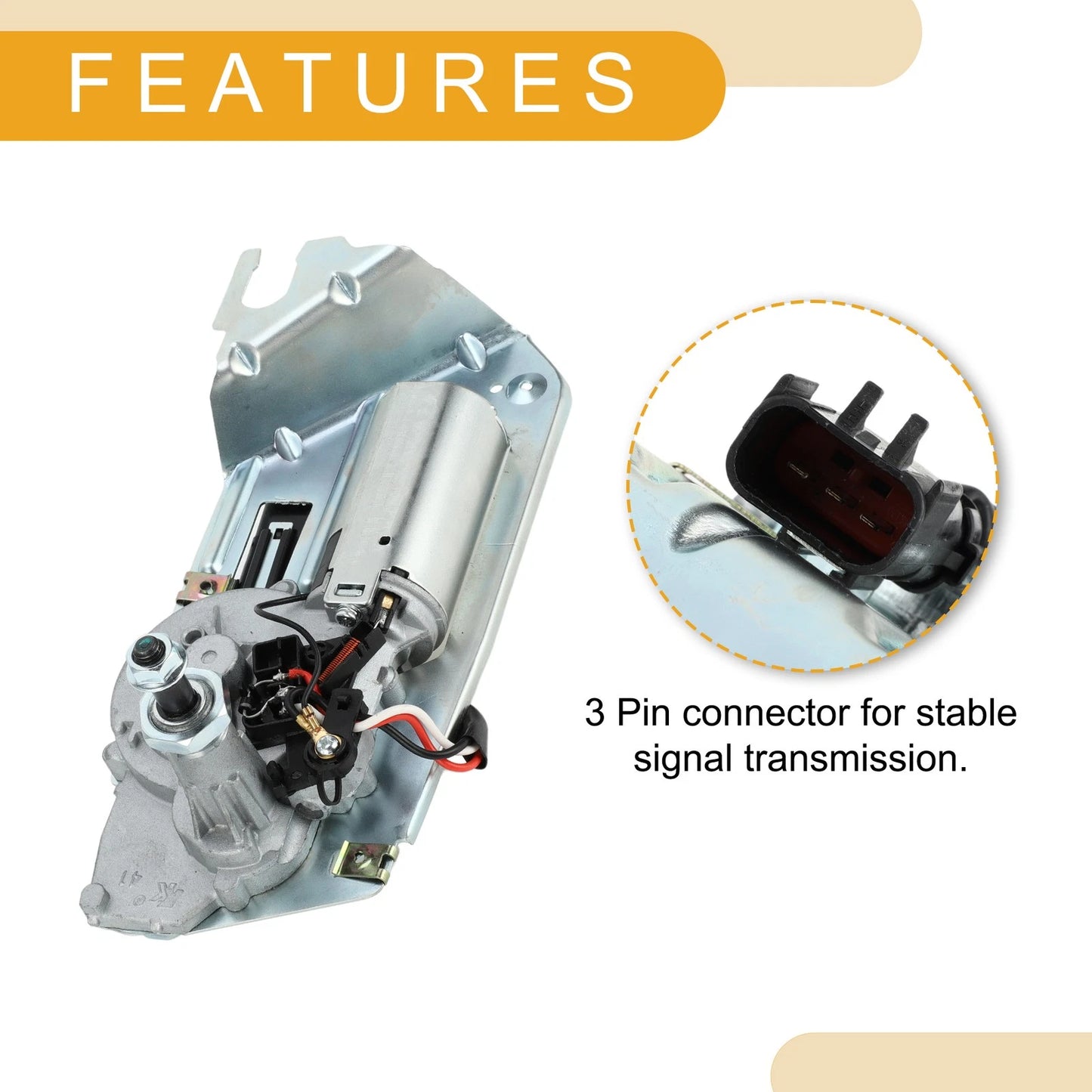 Rear Windshield Wiper Motor for Jeep Wrangler (2003-2006)