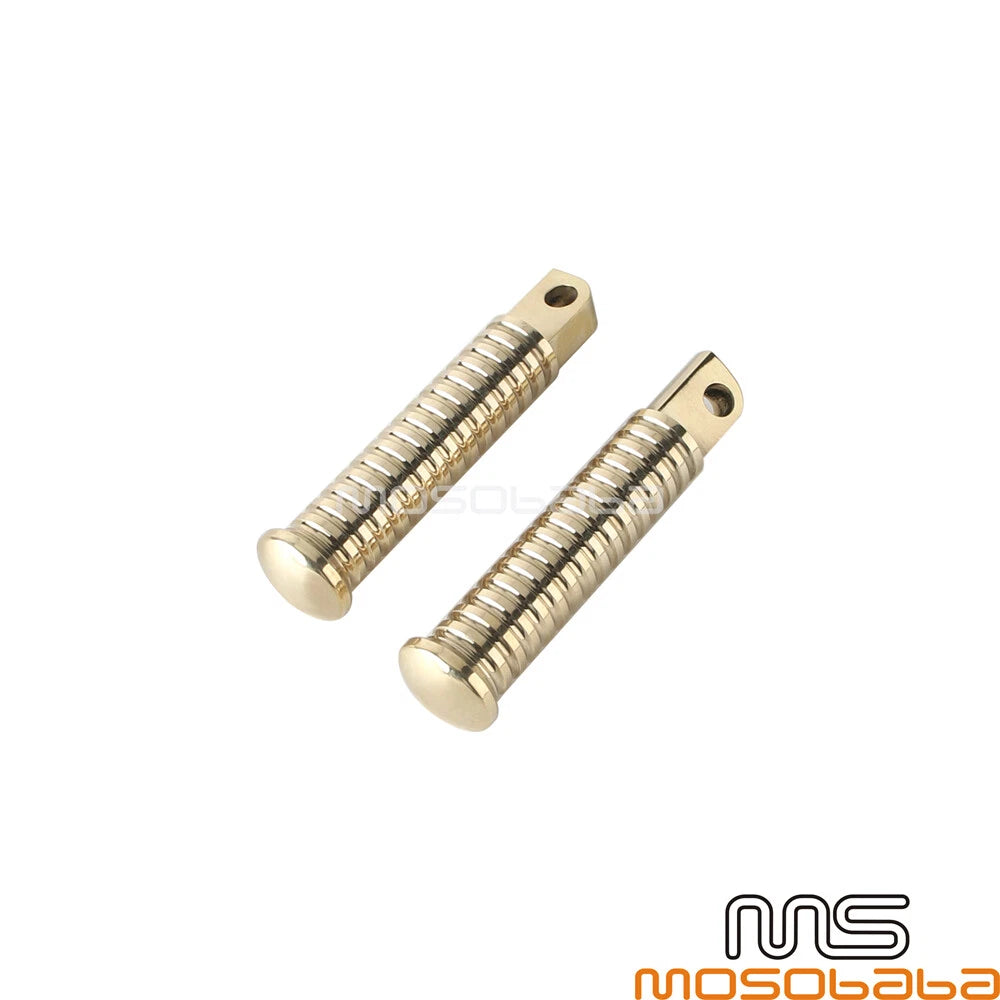 Brass Foot Pegs for Harley Sportster XL883L XL883R XL883 Forty-Eight (2004-2023)