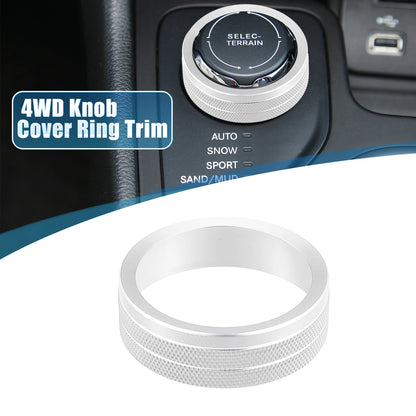 4WD Knob Cover Trim for Jeep Cherokee, Compass (2014-2021)