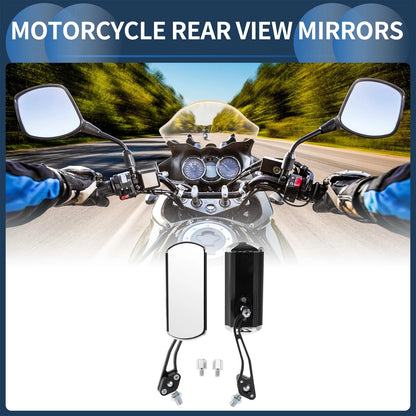 M8/M10 Rear View Mirrors for Motorcycles Handlebar Aluminum Alloy