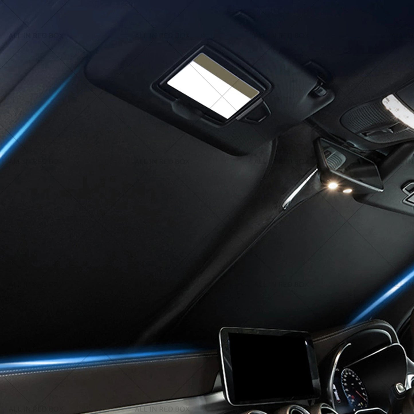 6 Layer Thick WindScreen SunShade for Toyota Hilux (2015-2025) UV Protection