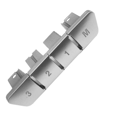 Silver Right Seat Control Switch Cap for Mercedes Benz SLK Class (2011-2015)