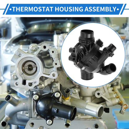 Engine Coolant Thermostat Housing for BMW E70 E71 X5 X6 (2007-2010)