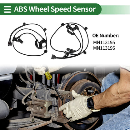 ABS Wheel Speed Sensor Set for Mitsubishi Eclipse (2000-2005)