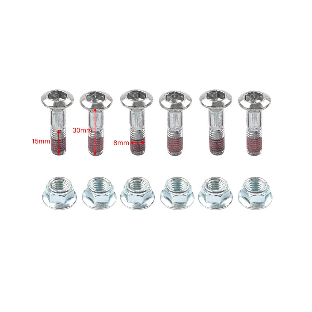 6 x M8*30 Sprocket Bolt Nut Kit for CR YZ KX RM CRF RMZ Dirt Bike
