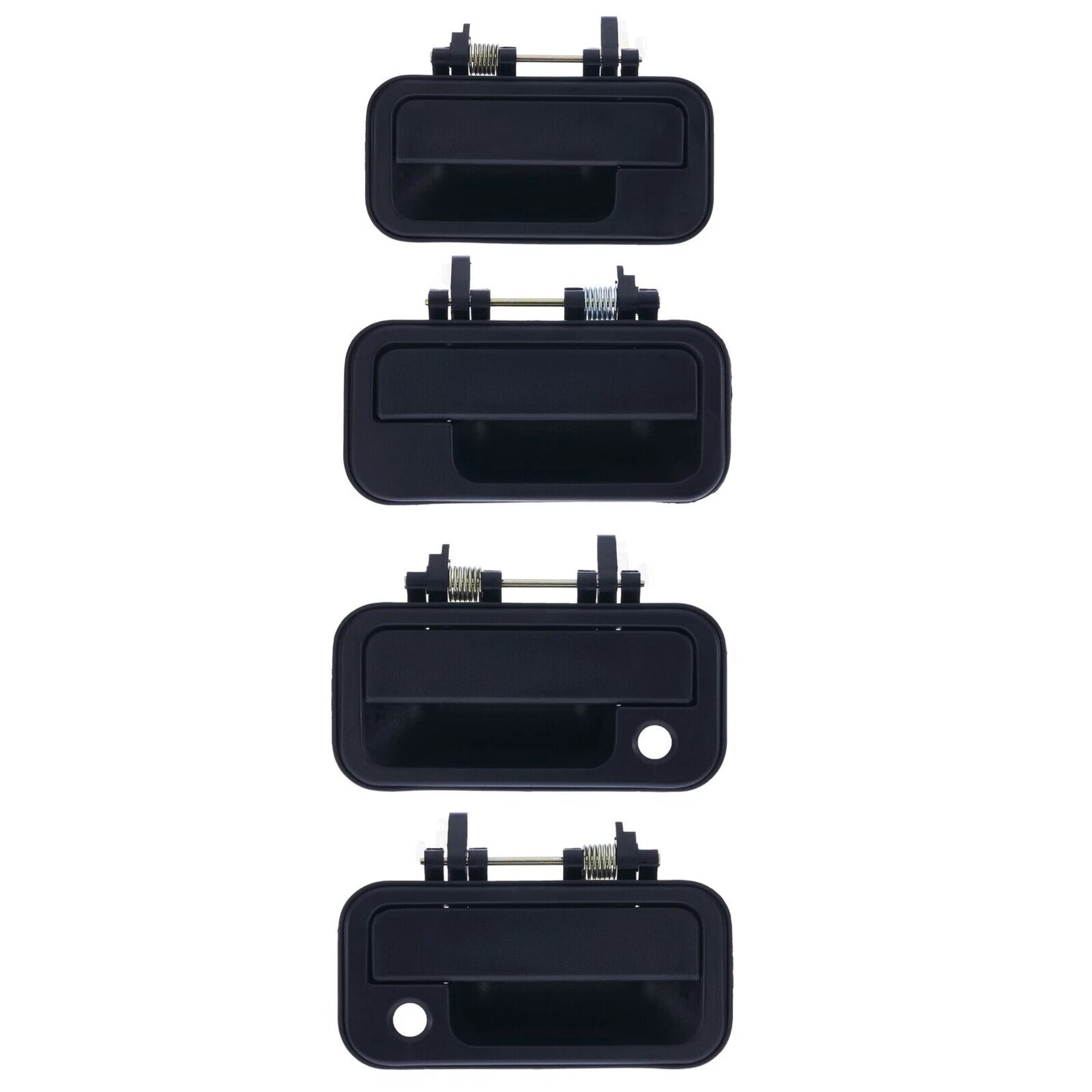 4pc Black Outer Door Handles for Holden Rodeo TF (1988-2003)