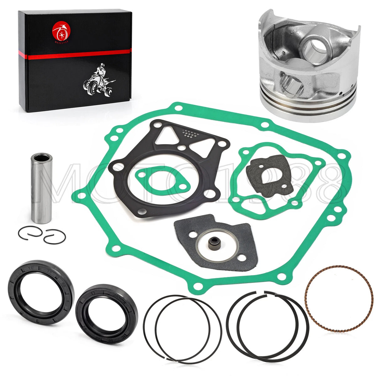Top End Piston Gasket Kit Oversize 0.50mm for Yamaha Golf Cart G14 (1995–1996)