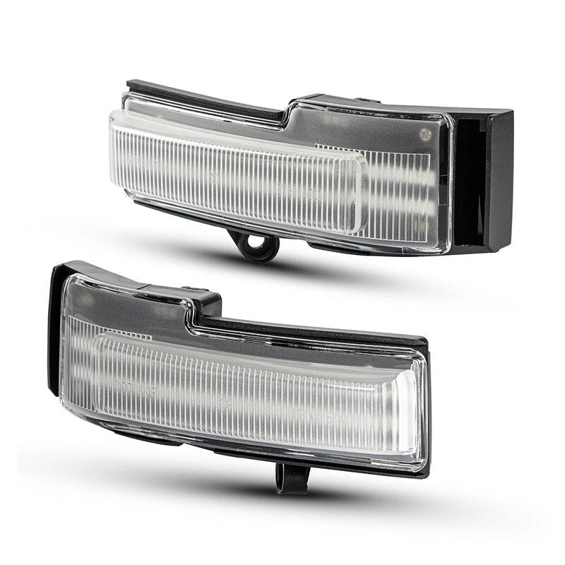 Clear Sequential Side Mirror Turn Signal Lights for Ford F-150 (2015–2018)