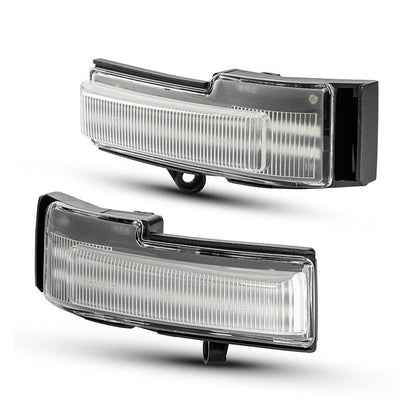 Clear Sequential Side Mirror Turn Signal Lights for Ford F-150 (2015–2018)