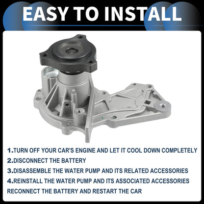 Water Pump with Gasket Kit for Ford Escape, Fusion (2017-2019)