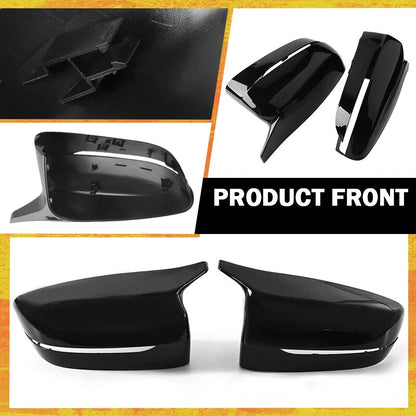 Glossy Black Side Mirror Cover Caps for 2017-2022 BMW 3 Series G20 G30