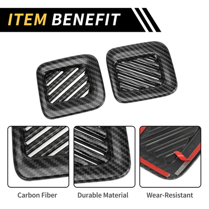 Carbon Fiber Dashboard Air Vent AC Outlet Cover for Ford Maverick (2022-2024)