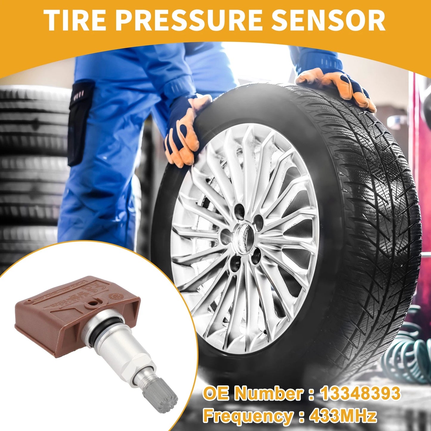 Tire Pressure Sensor 1x for Chevrolet Corvette (2014-2019)