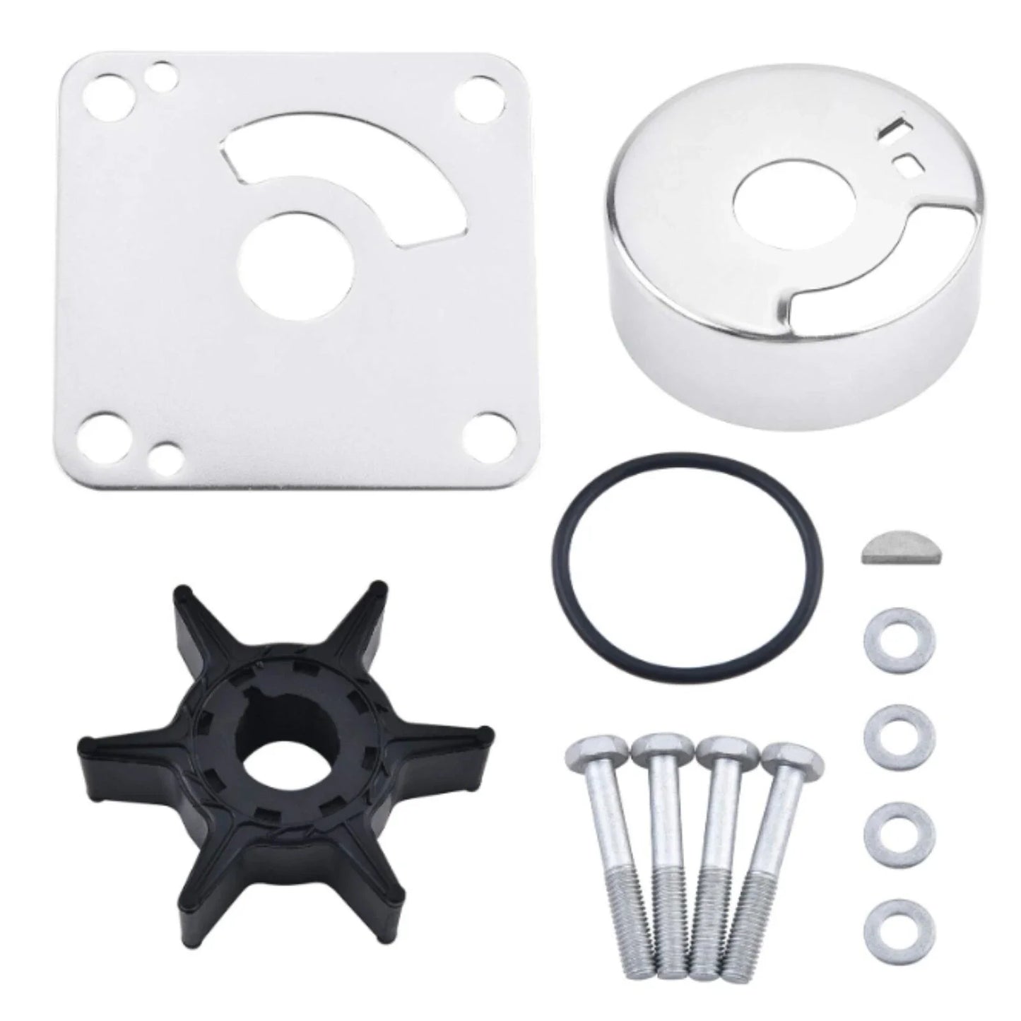Water Pump Impeller Kit for Yamaha 20/25HP 1988-1997