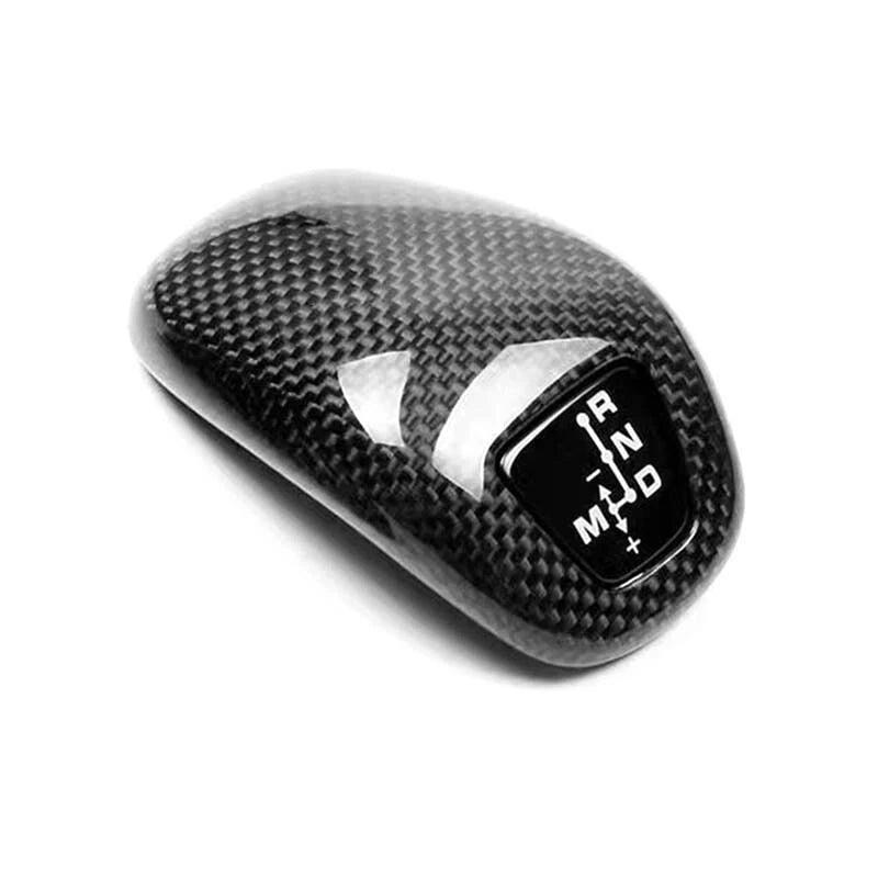 Real Carbon Fiber Gear Shift Knob Cover Kits Fit For Porsche Panamera 2018-2023
