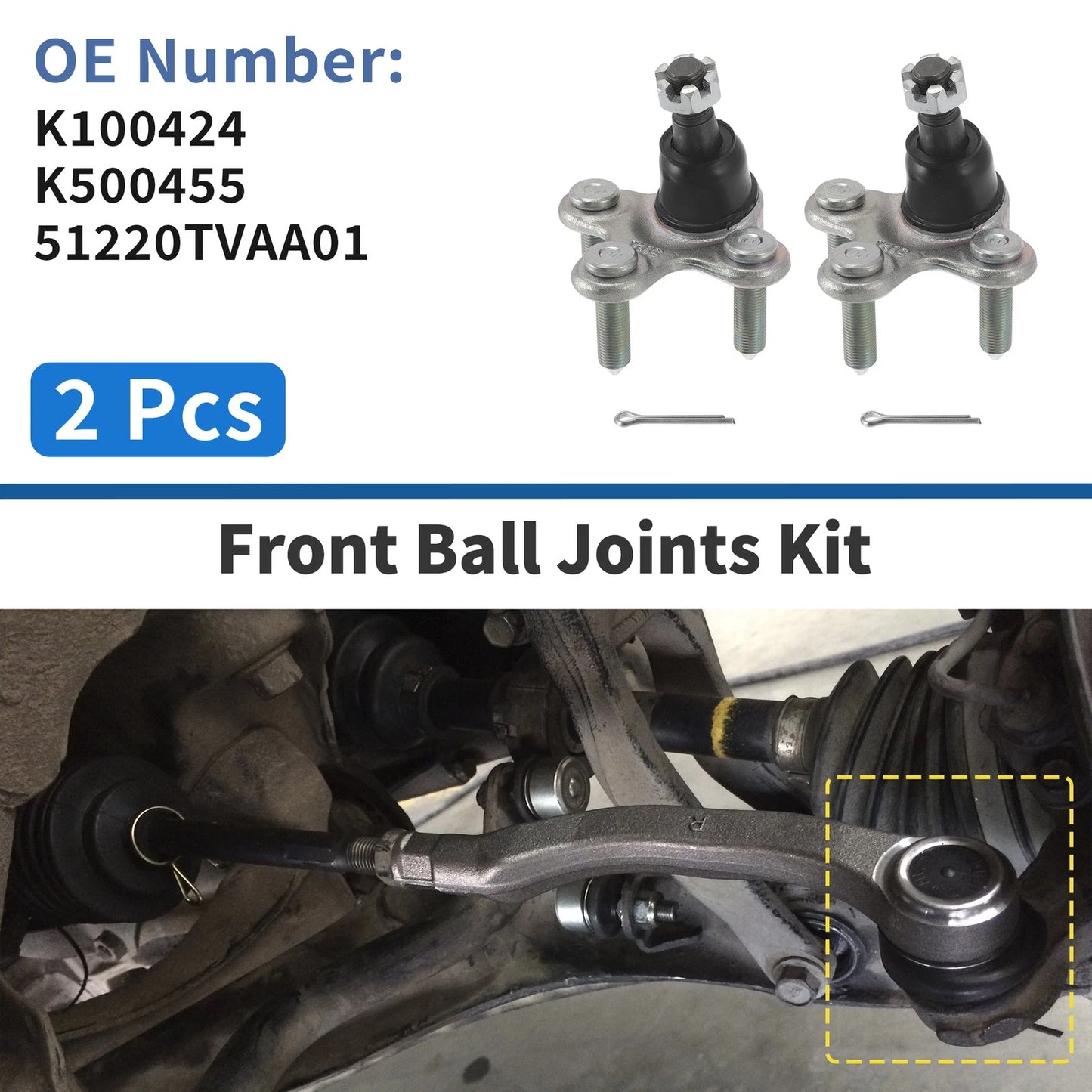 Front Lower Ball Joints for Honda Accord (2017-2022)