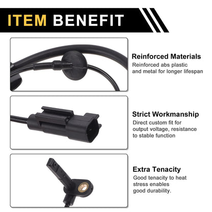 ABS Wheel Speed Sensor for Mitsubishi Outlander (2010-2015) 1Pc Left Front