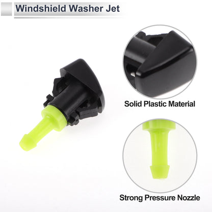 Washer Nozzle w/ 5 Pcs Y Hose Connector 1 Set for Chevrolet