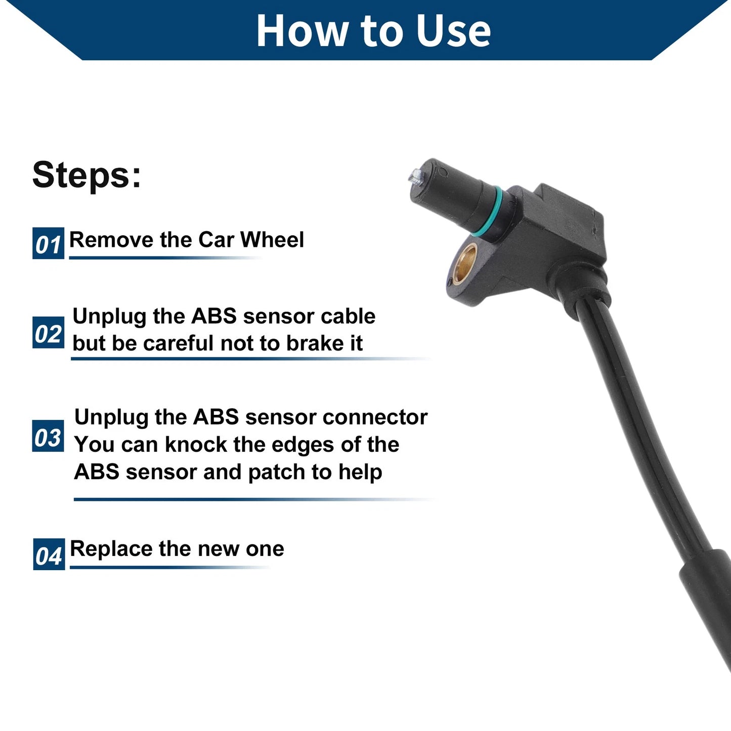 ABS Wheel Speed Sensor for Chevrolet Equinox (05 - 06)