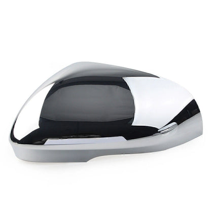 Left Side Rear View Mirror Cover Cap Chrome for Jaguar XF XFR XJ (2008-2015)