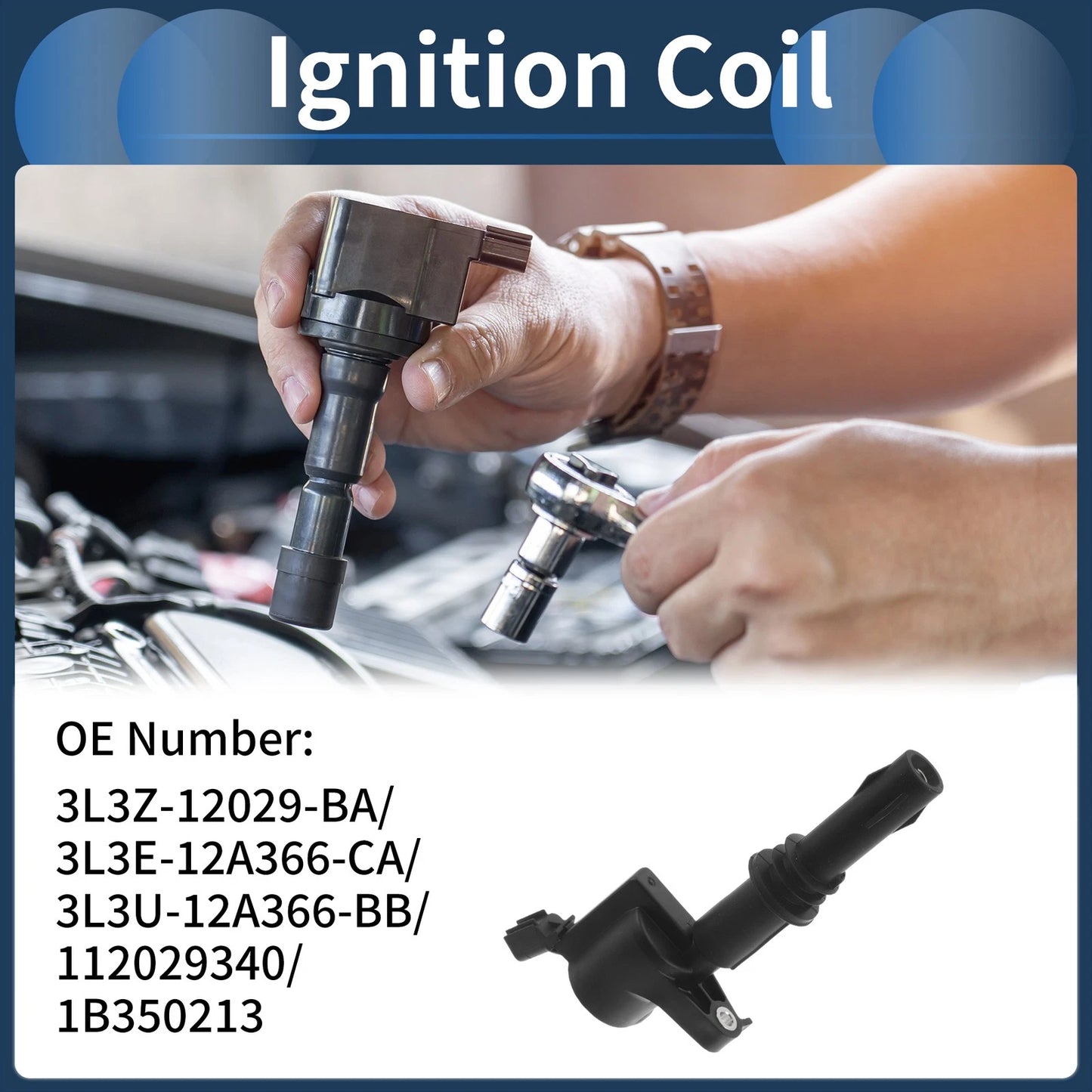 Ignition Coil Pack for Ford Mustang 2004-2008 (2 x Ignition Coils)