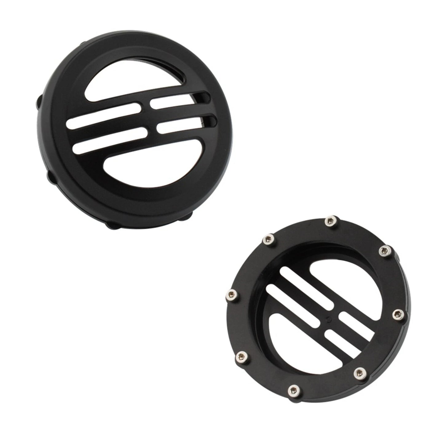 1x Black Horn Cover for Triumph Bobber T120 T100 Street Twin (2016-2023)