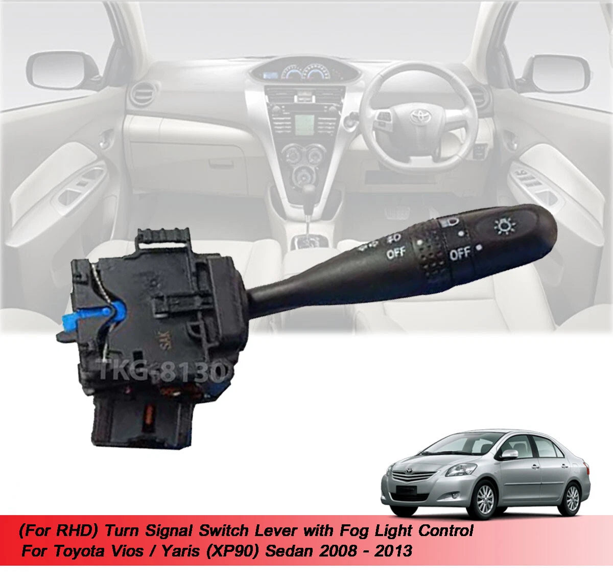 Indicators  Switch Lever for Toyota Vios/Yaris Sedan (2008-2013)