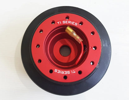 Red Aluminium Boss Kit Steering Adapter for Toyota Corolla, Corona, Hilux (88-05)