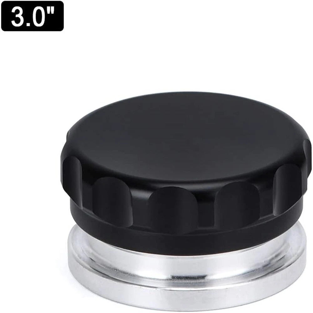 3" Black Aluminium Alloy Weld On Filler Neck & Cap for Oil Fuel Water Tank