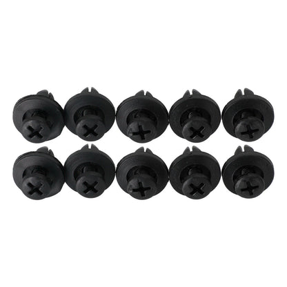 10 x 6mm Mounting Clips for Motorcycle, Car, Scooter, Moped, ATV