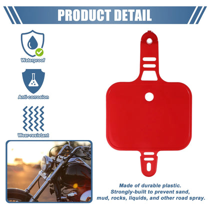 Number Plate for Honda XR CRF XR50 CRF50 50cc 70cc Red