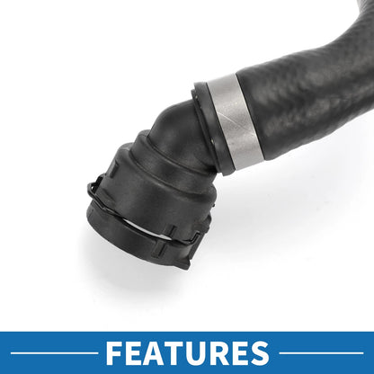 Radiator Hose for BMW 320i 2013-2015 Rubber Black 1 x Piece