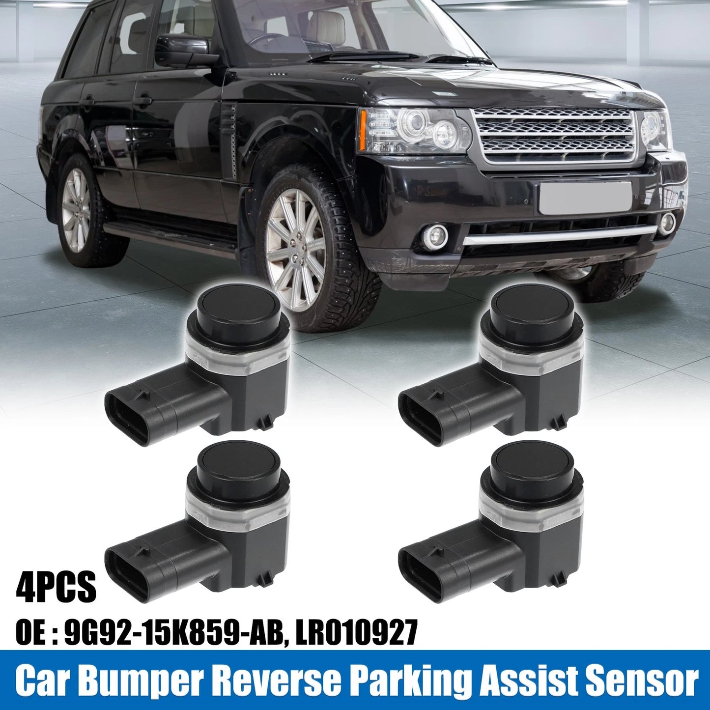 4 Pcs Bumper Reverse Parking Assist Sensors for Land Rover (2010-2013)