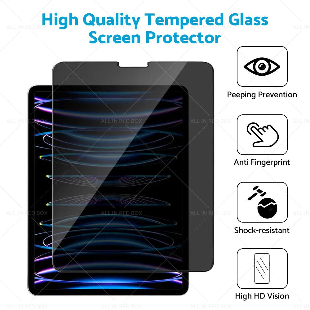 Tempered Glass Screen Protector for iPad Pro 12.9" & 11" (2018-2023)