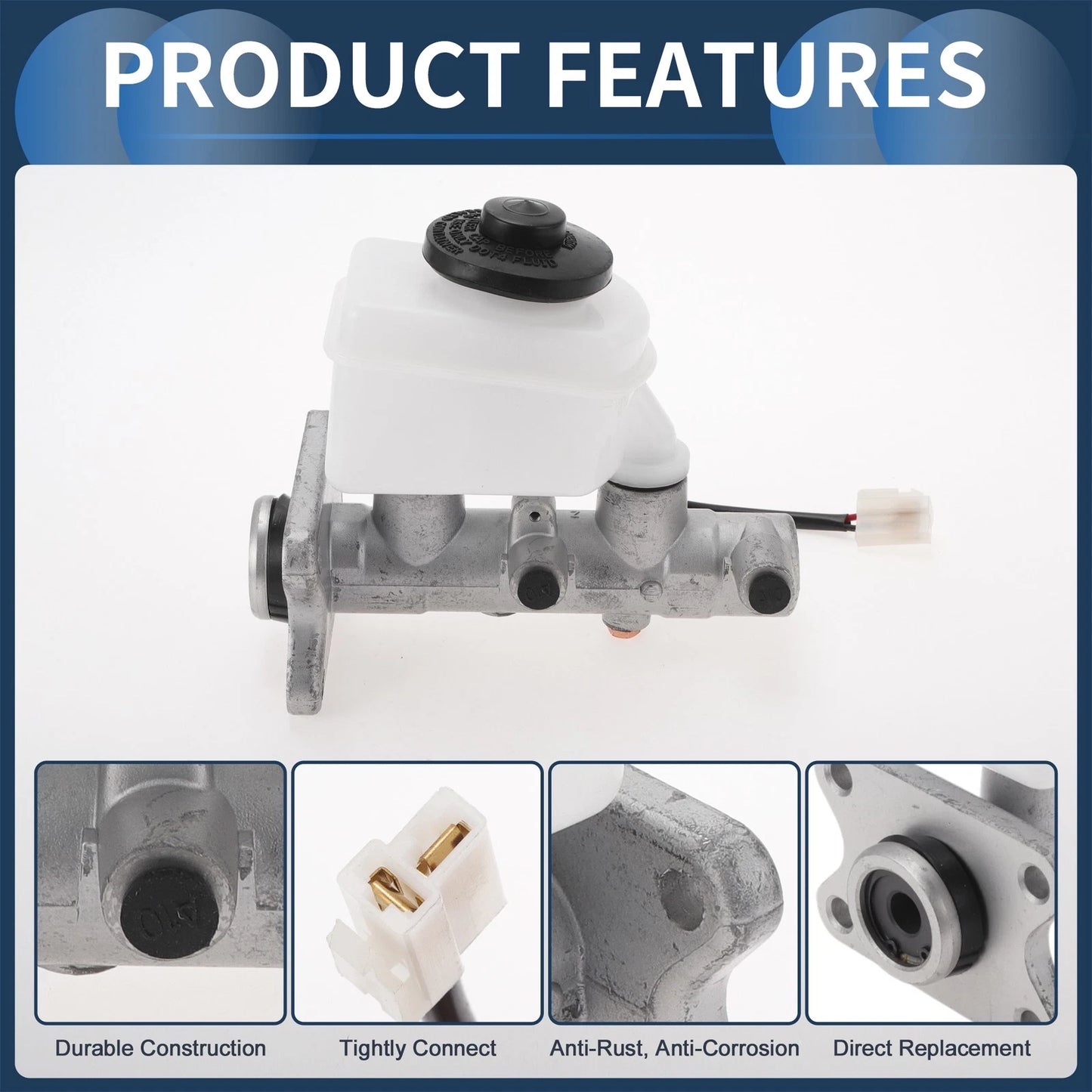 Brake Master Cylinder with Reservoir for Toyota Hilux V (1988-1997)